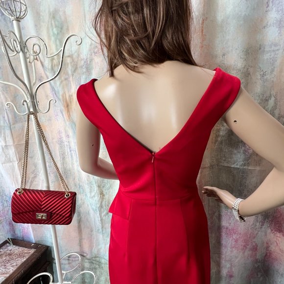 📌Black Halo Eve By Laurel Berman Lady in Red Evening - Formal - Prom Dress - Picture 9 of 16